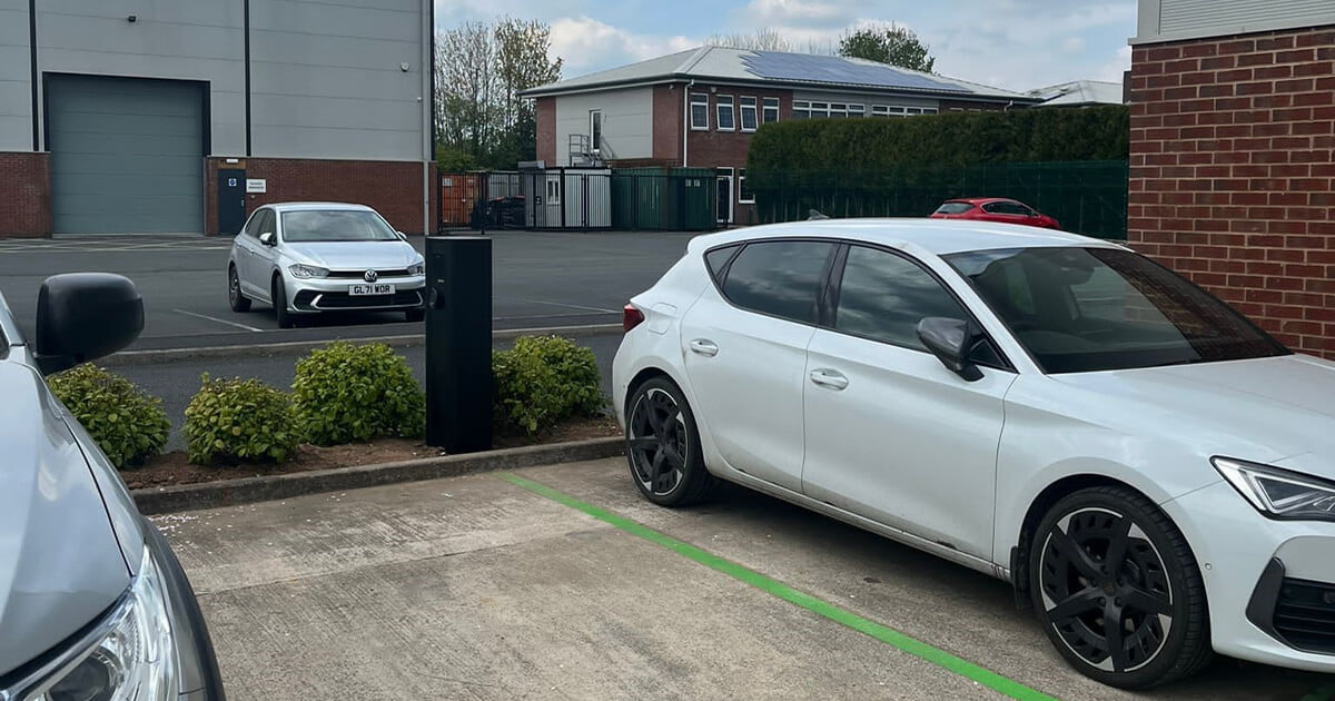 Maxi Charger Installed In Car Park