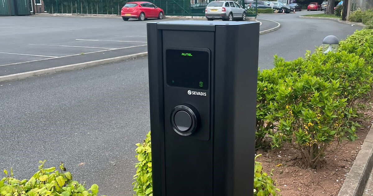 Maxi Charger Pillar In Carpark