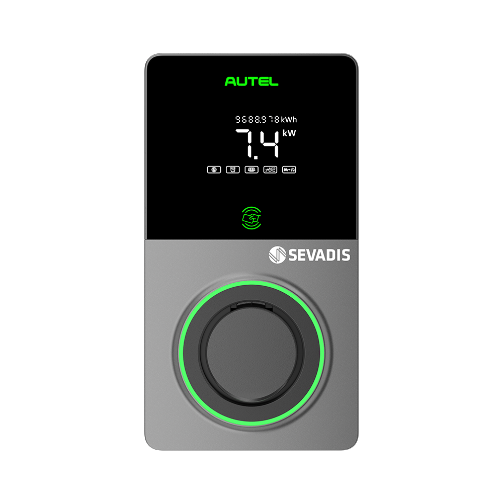 Sevadis - MaxiCharger - Gen2 - Smart Digital AC 7kW : 22kW - Digital Screen - Front