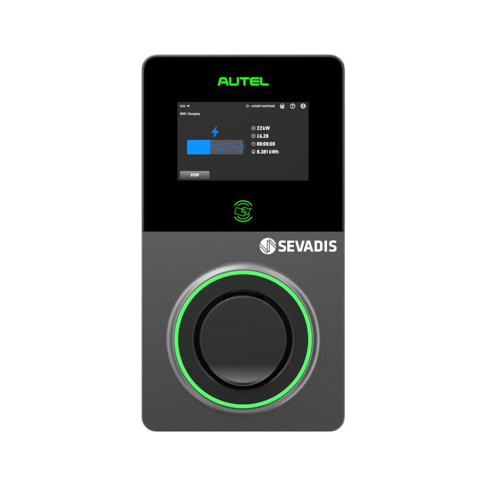 Sevadis - MaxiCharger - Gen2 - Smart LCD AC 22kW - Front
